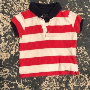 Mayoral boys collared stripe shirt